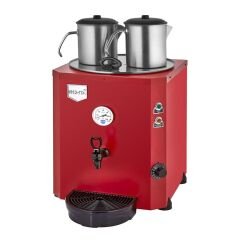 Remta 2 Demlikli Jumbo Şamandıralı (Şebeke) Çay Makinesi, 23 L, Elektrikli, Kırmızı, 48x36x62, DE11S.KIRMIZI
