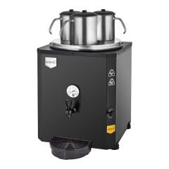 Remta 3 Demlikli Jumbo Şamandıralı (Şebeke) Çay Makinesi, 40 L, Elektrikli, Siyah, 54x40x71, DE10S.SİYAH