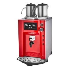 Remta Premium Jumbo Çay Makinesi, 2 Demlikli, 15 L, Elektrikli, Kırmızı, 47x30x58, DE12P.KIRMIZI