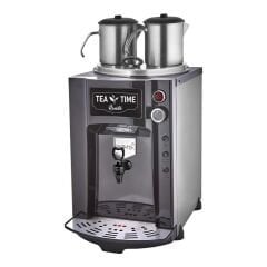 Remta Premium Jumbo Çay Makinesi, 2 Demlikli, 23 L, Elektrikli, Siyah, 48X36X62, DE11P.SİYAH