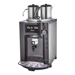 Remta Premium Jumbo Şamandıralı (Şebeke) Çay Makinesi, 2 Demlikli, 23 L, Elektrikli, Siyah, 48X36X62, DE11SP.SİYAH