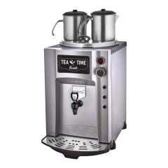 Remta Premium Jumbo Şamandıralı (Şebeke) Çay Makinesi, 2 Demlikli, 23 L, Elektrikli, Gri, 48X36X62, DE11SP.GRİ