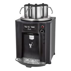 Remta Premium Jumbo Şamandıralı (Şebeke) Çay Makinesi, 3 Demlikli, 40 L, Elektrikli, Siyah, 54X40X71, DE10SP.SİYAH