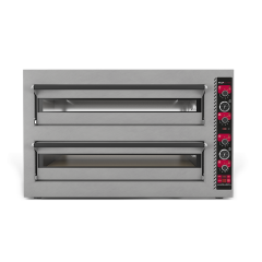 Inoxclass Çift Katlı Elektrikli Pizza Fırını 33 cm x 12 Pizza Kapasiteli, Margarita C-602E
