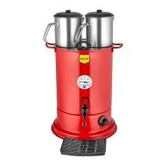 Remta Elite Çay Makinesi, 2 Demlikli, 18 L, Elektrikli, Kırmızı,  42x36x61, EL11