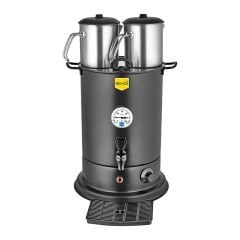 Remta Elite Çay Makinesi, 2 Demlikli, 25 L, Elektrikli, Siyah, 50x40x67, EL10