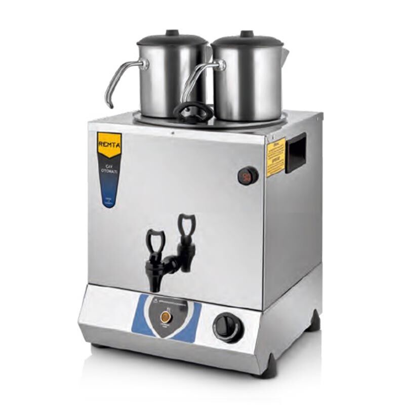 Remta Çift Demlikli Elektrikli Pleytsiz Çay Makinesi, 17 L,  33x36x54, TT02