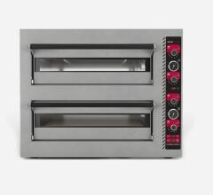Inoxclass Çift Katlı Elektrikli Pizza Fırını 30 cm x 8 Kapasiteli, Margarita M-502E