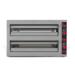 Inoxclass Çift Katlı Elektrikli Pizza Fırını 30 cm x 12 Kapasiteli, Margarita M-602E