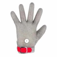 Epinox Çelik Eldiven Kırmızı (M) EL-K2M