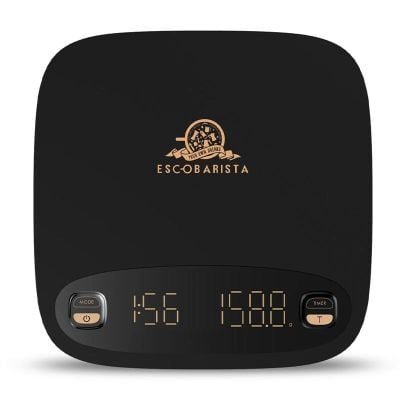 Escobarista Hassas Dijital Tartı, Led Ekranlı, Demleme Profilli , DİJİTAL TARTI