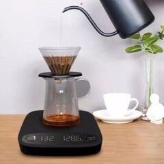 Escobarista Hassas Dijital Tartı, Led Ekranlı, Demleme Profilli , DİJİTAL TARTI