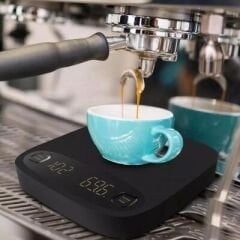 Escobarista Hassas Dijital Tartı, Led Ekranlı, Demleme Profilli , DİJİTAL TARTI