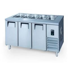 Iceinox Servis Buzdolabı 3 Kapılı STS 515, 200x70x85