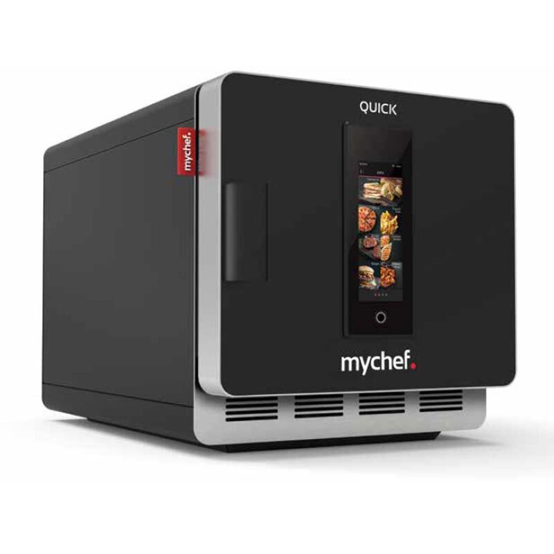 Mychef Quick 1T Katalizörlü Hızlı Pişirme Fırını, Siyah QUICK1T
