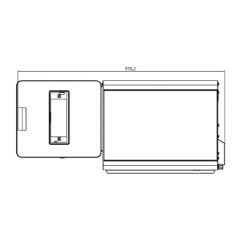 Mychef Quick 1T Katalizörlü Hızlı Pişirme Fırını, Siyah QUICK1T