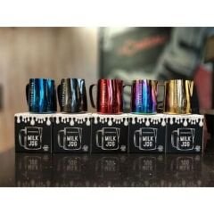 Escobarista Süt Potu Pitcher, Titanyum Siyah, 600 ml, POT SİYAH