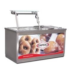 Empero  Saray ve İzmir Lokma Makine Tezgahı Lpg-Ng, 140x70x85/132, EMP.LK.002