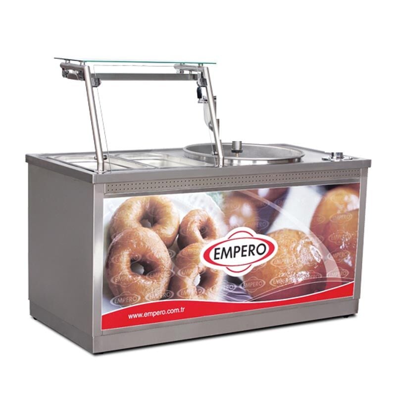 Empero   Saray ve İzmir Lokma Makine Tezgahı Elektrikli 220V, 140x70x85/132,  EMP.LK.003