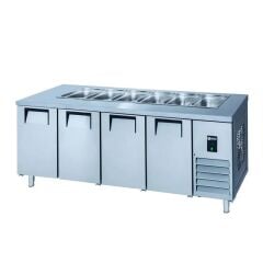 Iceinox Servis Buzdolabı 4 Kapılı STS 650, 250x70x85