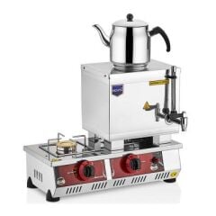 Remta 15 Model Tek Demlikli Gazlı CE Çay Ocağı, 14 L,  N10
