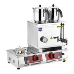Remta 40 Model Çift Demlikli Gazlı CE Çay Ocağı,29 L, 62x30x50 cm, N12