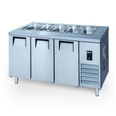 Iceinox Servis Buzdolabı 3 Kapılı STS 515 CR, 200x70x85