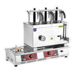 Remta 55 Model Üç Demlikli Gazlı CE Çay Ocağı, 34 L, 76x30x45 cm, N13