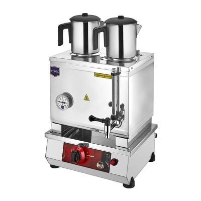 Remta 30 Model İki Demlikli Pleytsiz Gazlı CE Çay Ocağı,24 L,  38x40x47 cm, N11(P)