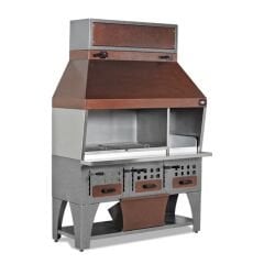 Empero Profesyonel Duvar Tipi Izgara Elektrostatik Boyalı, 160x75x215, EMP.PRG.01