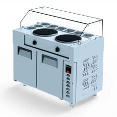 Ice Inox Krep Buzdolabı KRN 330 CR, 125x70x133