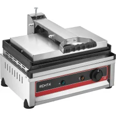 Remta Press Tost Makinesi, 16 Dilim, Elektrikli, Siyah, 44x42x32 cm, R76L