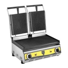 Remta Çift Kapak Oluklu Tost Makinesi, Elektrikli, 53x38x27 cm, R80