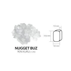 Icetech GRN-310  Haznesiz Külçe Buz-Nugget Buz Makinesi, 335 kg/gün Kapasiteli, GRN-310