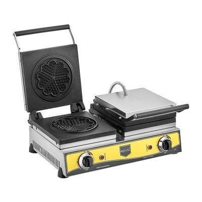 Remta Çiftli Çiçek Model Waffle Makinesi, 21 cm, Elektrikli, 54x41x22 cm, W15