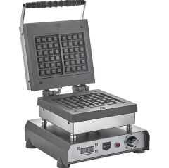 Remta Değiştirelebilir Plakalı Kare Model Tekli Waffle Makinesi,Elektrikli,  34x38x30 cm, W34K