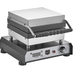 Remta Değiştirelebilir Plakalı Çiçek Model Tekli Waffle Makinesi, 16 cm, Elektrikli,  34x38x30 cm, W34C