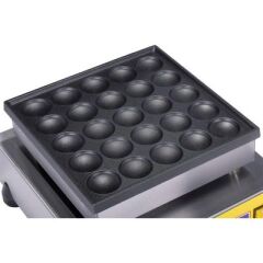 Remta Çiftli Yuvarlak Bubble Pankek Makinesi, 50'li ,Elektrikli,  63x37x19 cm, W27