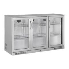 Şenox Bar Tipi Krom Şişe Soğutucu Üç Kapılı, SBC-350