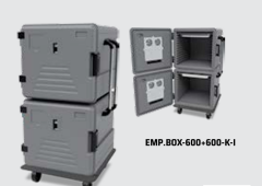 Empero Termobox 600+600 Menteşeli (Isıtmalı), 33x53x50, EMP.BOX-600+600-K-I
