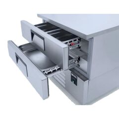 Ice Inox Çekmeceli Soğutucu ve Dondurucu BC 1 CR, 430 Kalite, 94x70x85