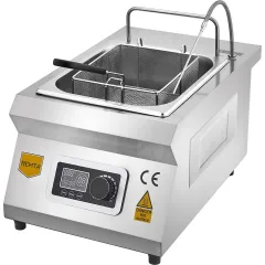 Remta Tekli İndüksiyon Fritöz , 10 lt ,Elektrikli, 32x51x25 cm, WZ-TZ035