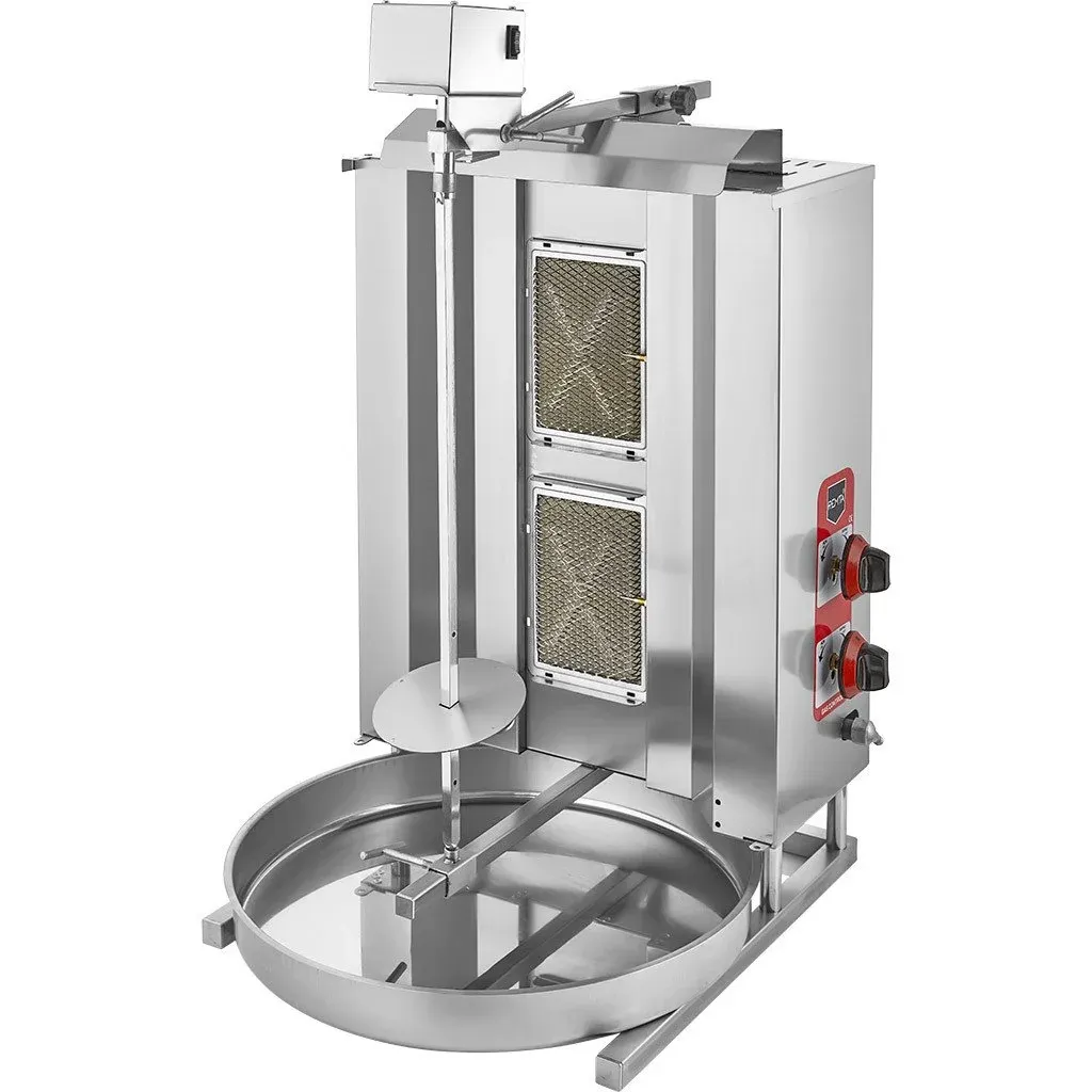 Remta 2 Radyanlı Üstten Motorlu Döner Ocağı, Gazlı CE , 47x64x93 cm, D04(M)