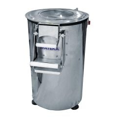 Mateka PAT 750KT Alüminyum Redüktörlü Patates Soyma Makinesi, Taş Disk, 15 kg, 380V, 104901