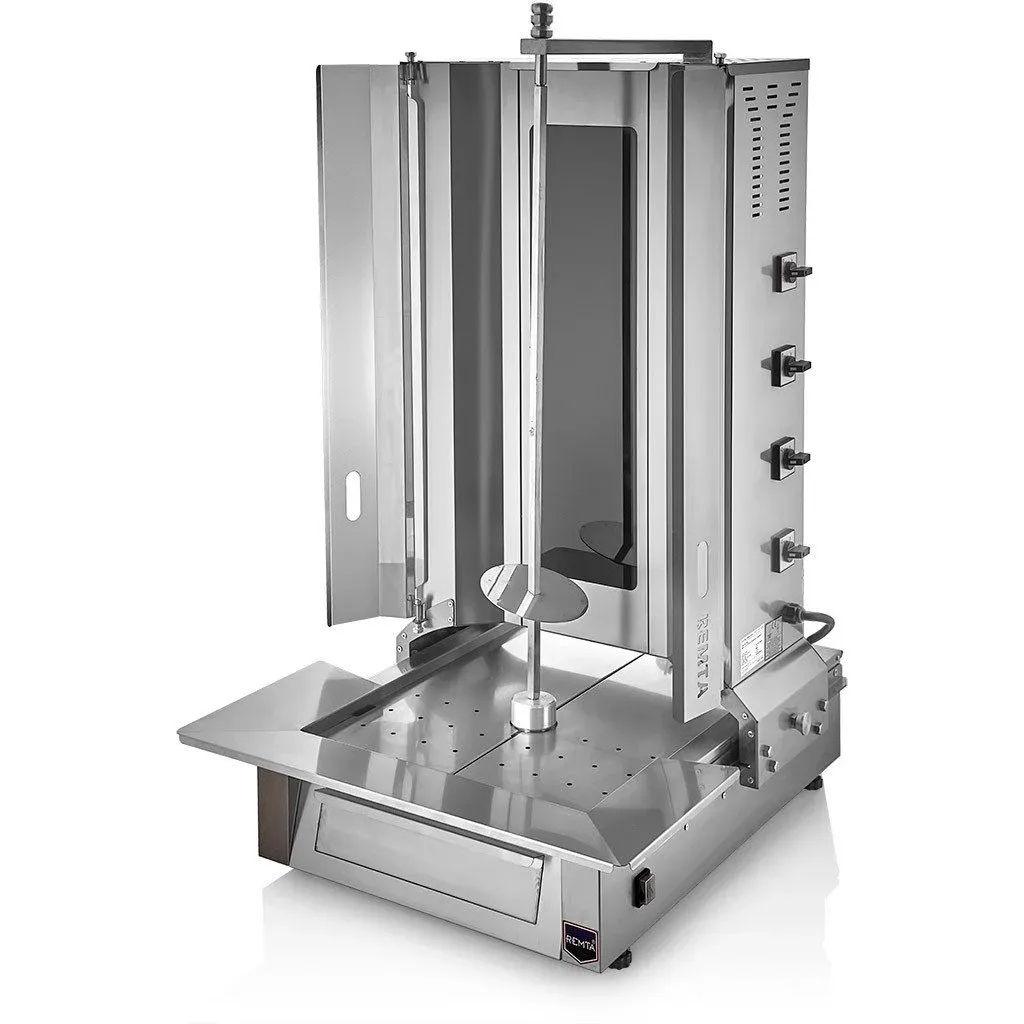 Remta 4'lü Alttan Motorlu Döner Ocağı, Elektrikli , 65x80x105 cm, MA03