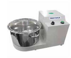 Mateka SGE 260M Soğan Doğrama ve Humus Makinesi, Boyalı Gövde, 7 lt, 220V , 105660