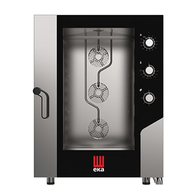 Eka Konveksiyonlu Elektromekanik Fırın, Nemlendirmeli, 10 Adet 2/1 GN Tepsi Kapasiteli, Elektrikli, MKF 1021 S