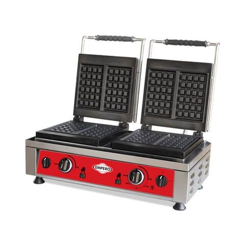Empero Çiftli Waffle Makinesi, 60x32x30, EMP.WF.020
