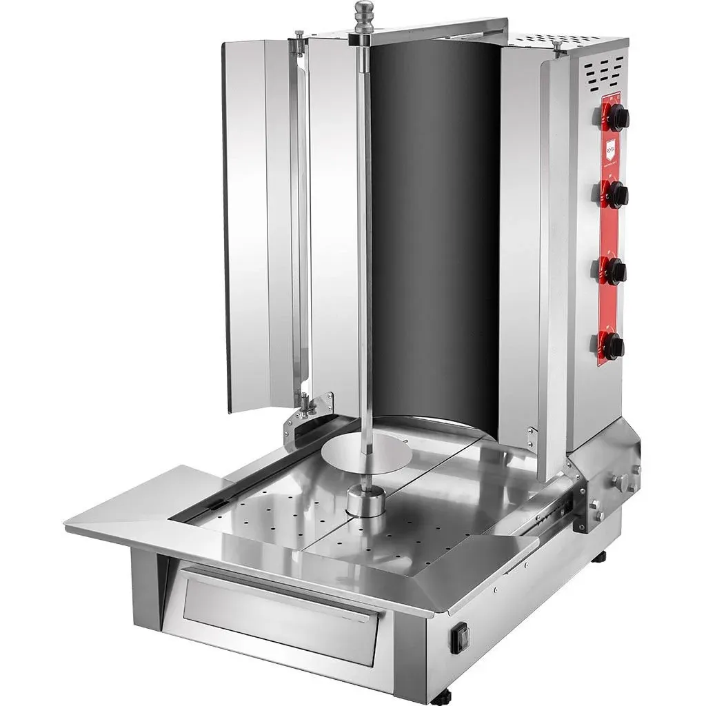 Remta 4'lü Oval Camlı Alttan Motorlu Döner Ocağı, Elektrikli , 65x80x105 cm,  MA05