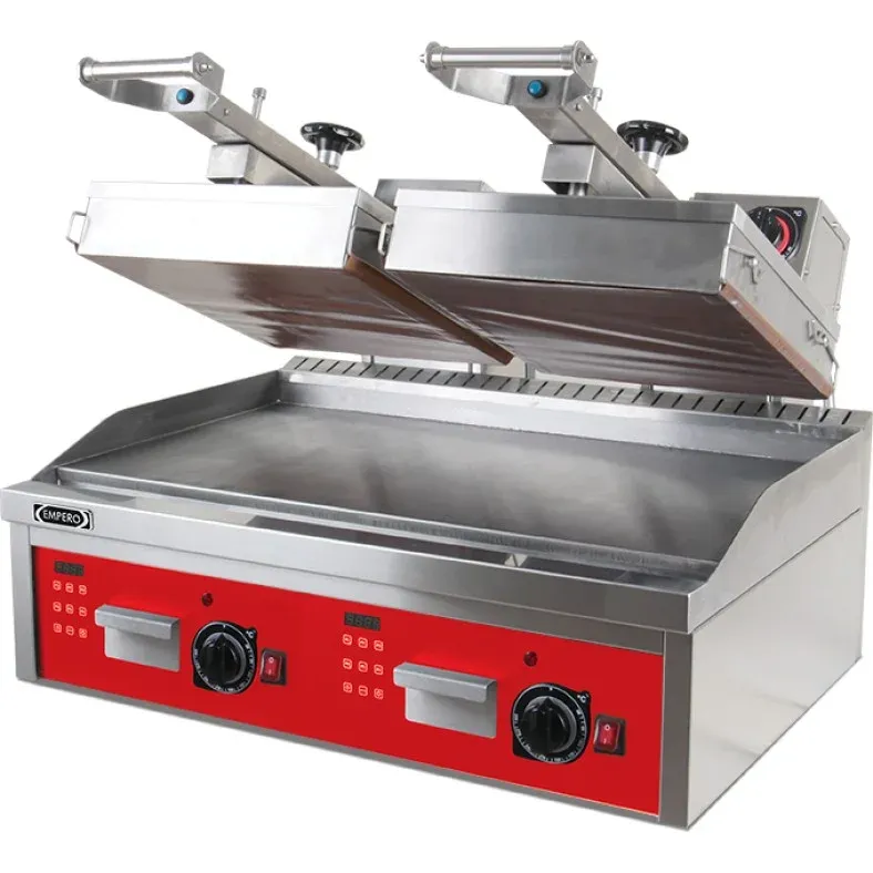 Empero Çiftli Izgara ve Tost Makinesi, 80x80x50, EMP.HMP.020